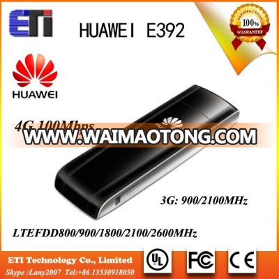 Huawei E392 4G 100mbps LTE FDD 800/900/1800/2100/2600MHz Unlocked wireless USB Modem data card stick sim card dongle