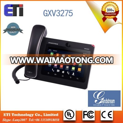 Grandstream GXV3275 6-line Sip Voip phone with Dual Gigabit Ethernet ports Android OS