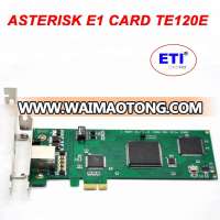 Asterisk Digital Trunk Card TE120EL PCI--E interface T1 / E1 / J1 for 2U opensource