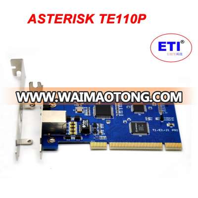 Asterisk card TE110P PCI Voip Module Digital Digium Trixbox Card For 4U Version support trixbox/elastix/ip pbx