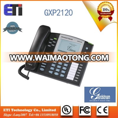 Grandstream GXP2120 6-line Executive HD Voip phone sip phone IP phone with PoE