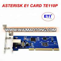 Asterisk Digital Card TE110P T1 / E1 / J1 PCI interface ISDN PRI digium for 2U opensource