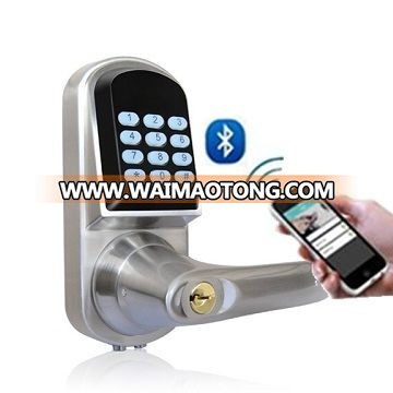 Mobile Phone Bluetooth Password Smart Door Lock Smartphone  App