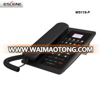 ESCENE Hotel IP Phone WS118-P Desktop IP Phone With 2 Sip Account LCD Display